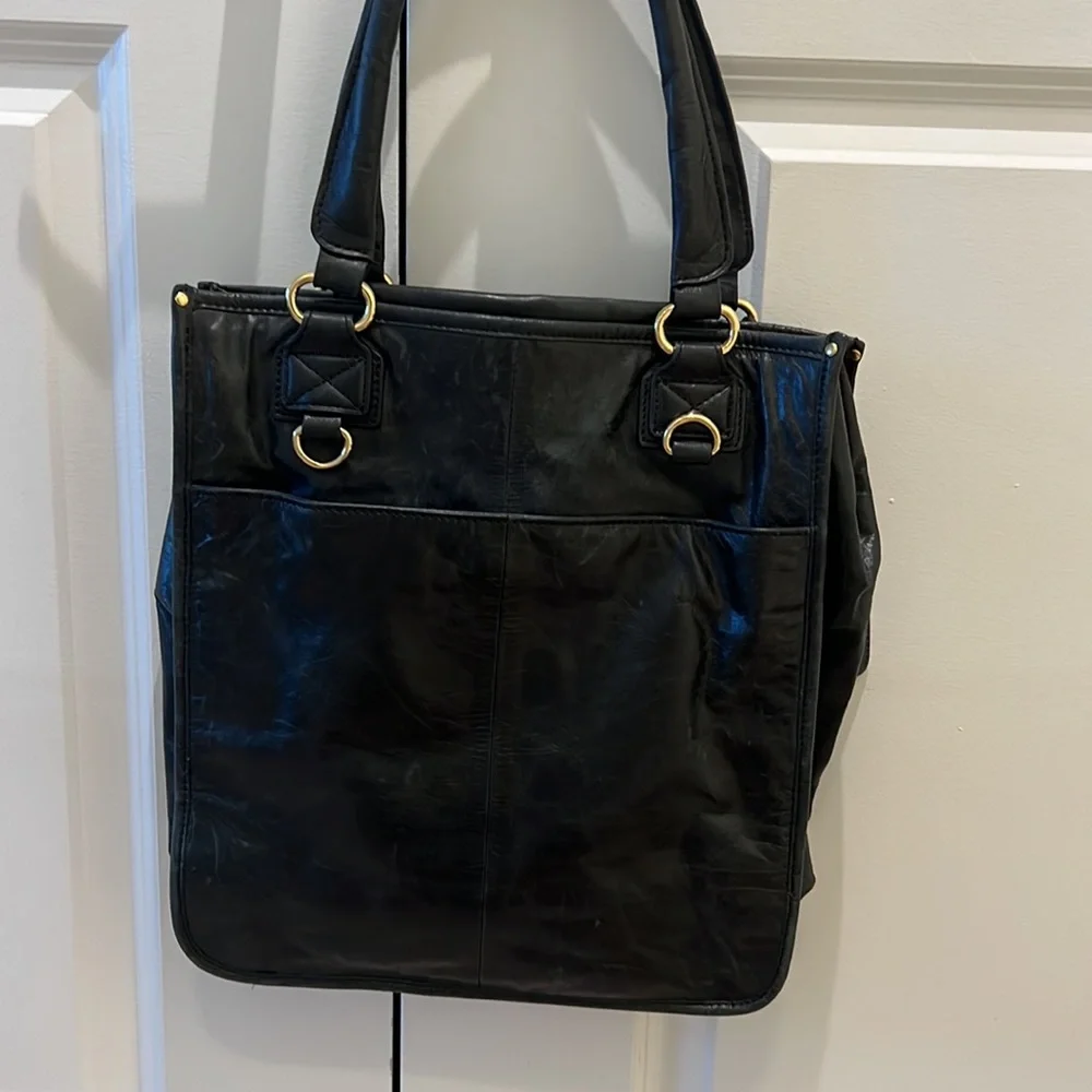 Badgley Mischka calf hair leather top handle tote handbag purse designer zebra - Picture 9 of 9